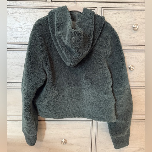 Lululemon Scuba Textured Sherpa Half-Zip Fleece Hoodie - Size M/L - Picture 6 of 10